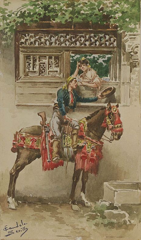 Spanish Rendezvous by F. Candela, c.1900